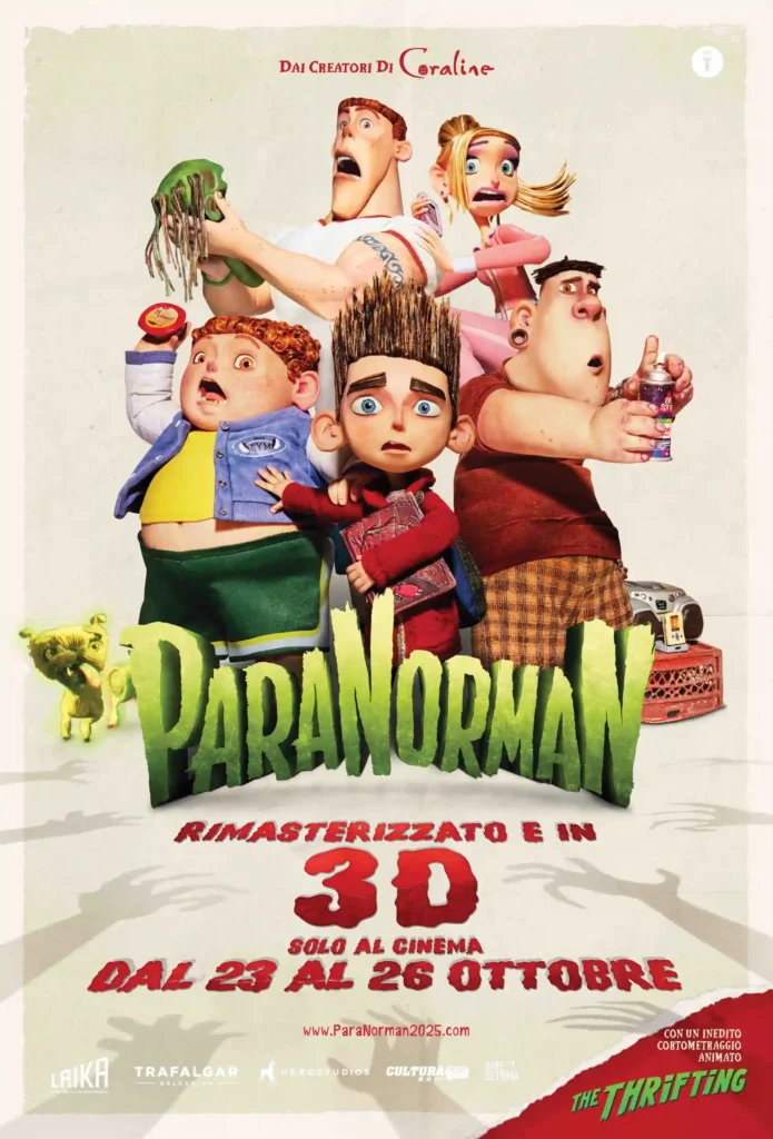 il poster di ParaNorman, il film di animazione di Sam Fell e Chris Butler