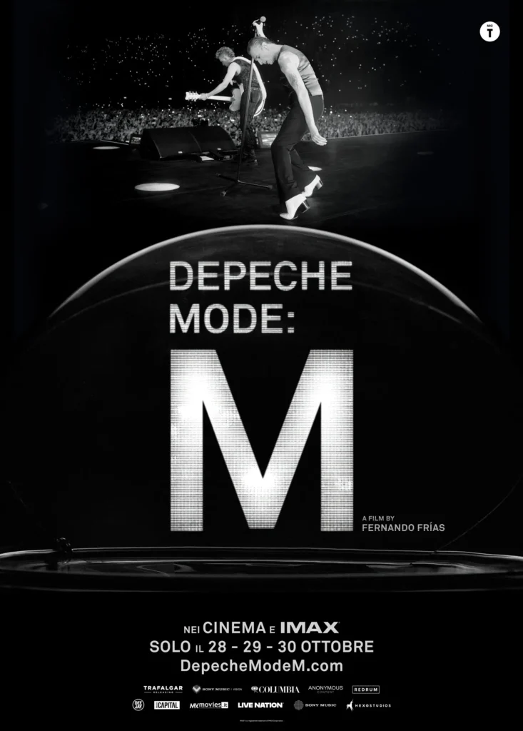 il poster di Depeche Mode: M, il film concerto