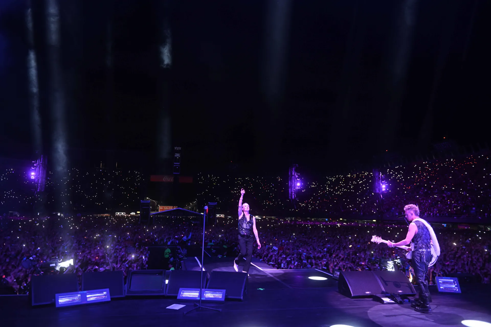 immagine da Depeche Mode: M, il film concerto. Crediti per la foto: Toni François