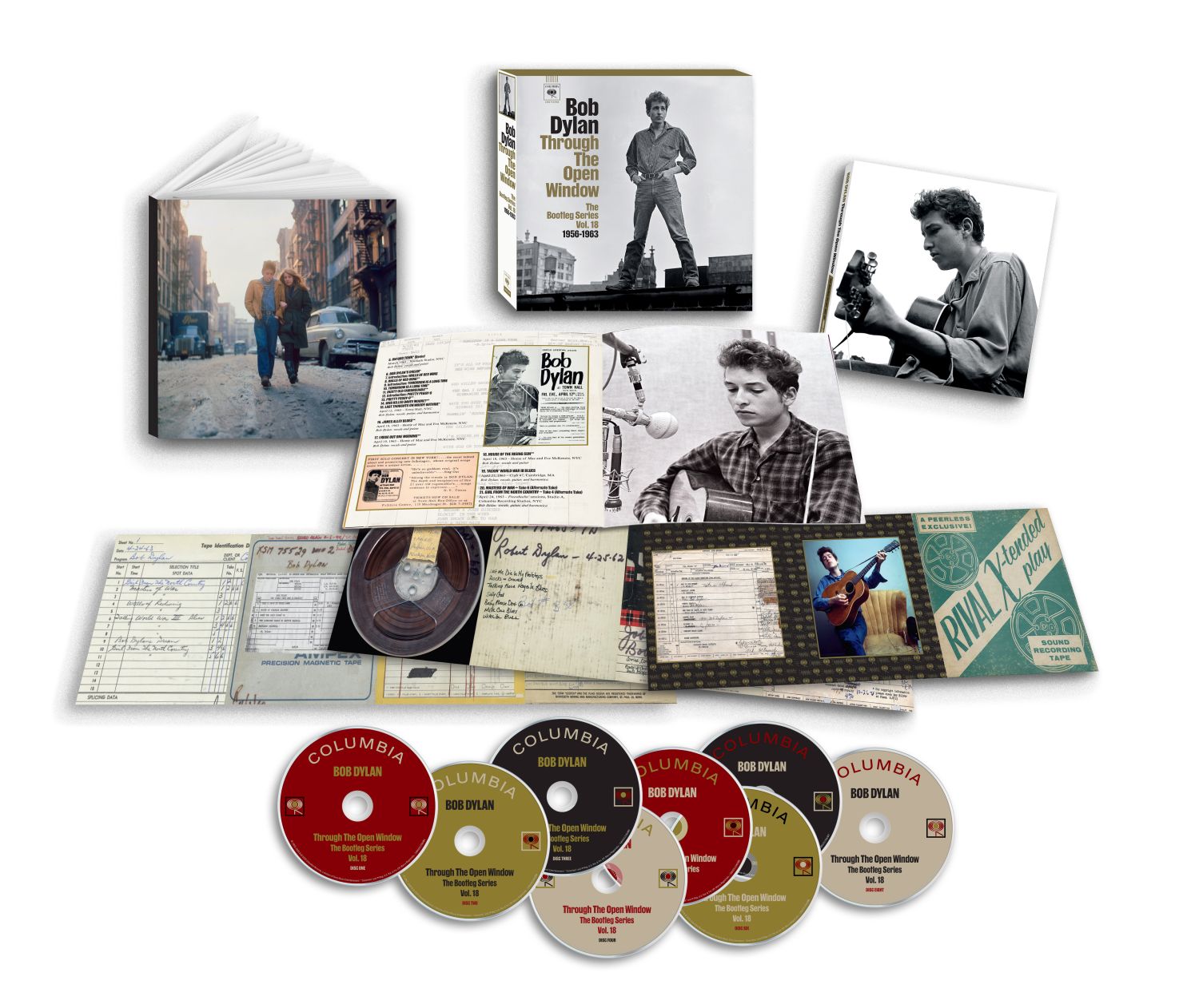 CD del cofanetto Bob Dylan’s Bootleg Series Volume 18: Through The Open Window, 1956-1963