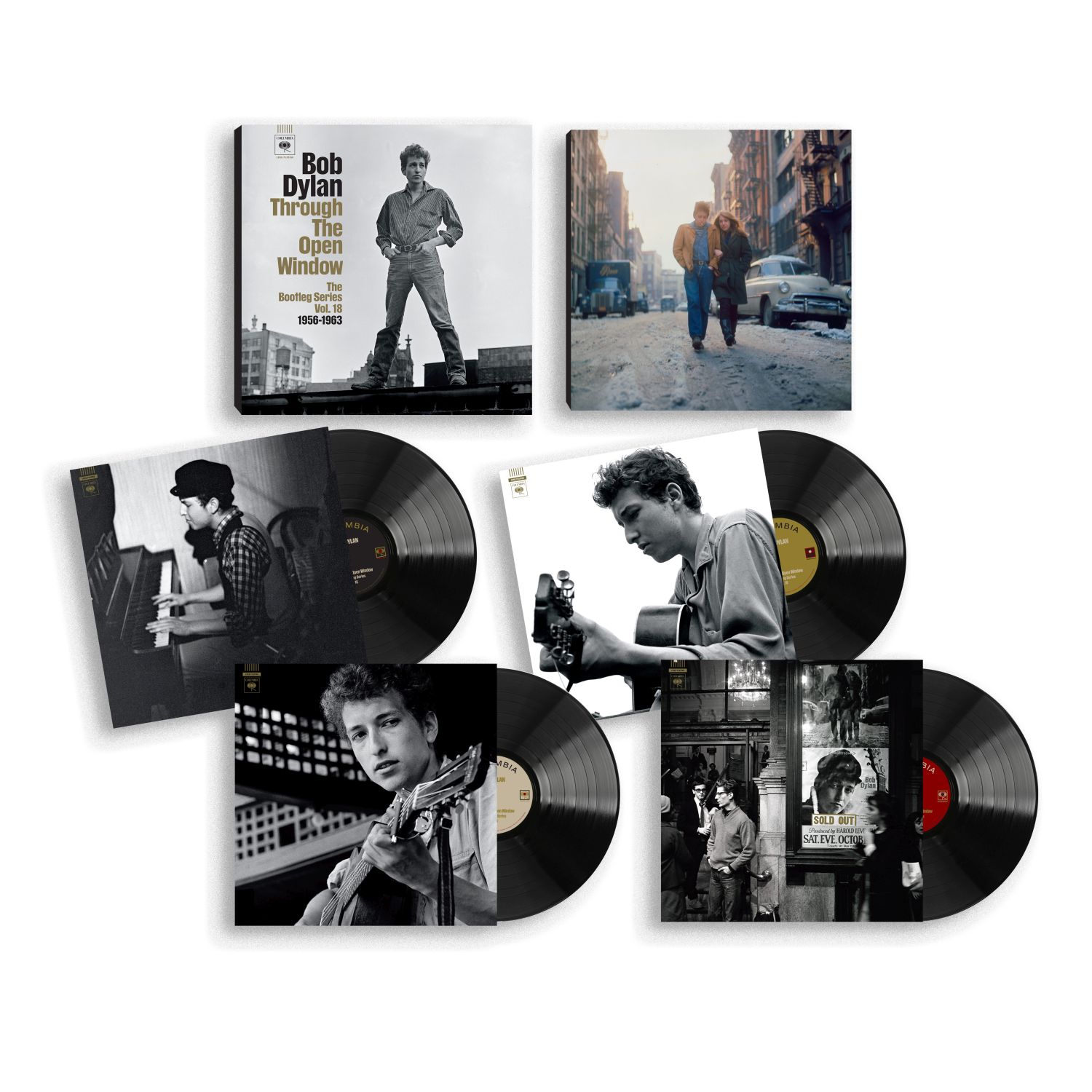 LP del cofanetto Bob Dylan’s Bootleg Series Volume 18: Through The Open Window, 1956-1963