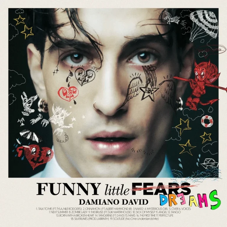 FUNNY little FEARS (DREAMS), nuova versione dell’album di Damiano David la cover di FUNNY little FEARS (DREAMS), nuova versione dell'album di Damiano David
