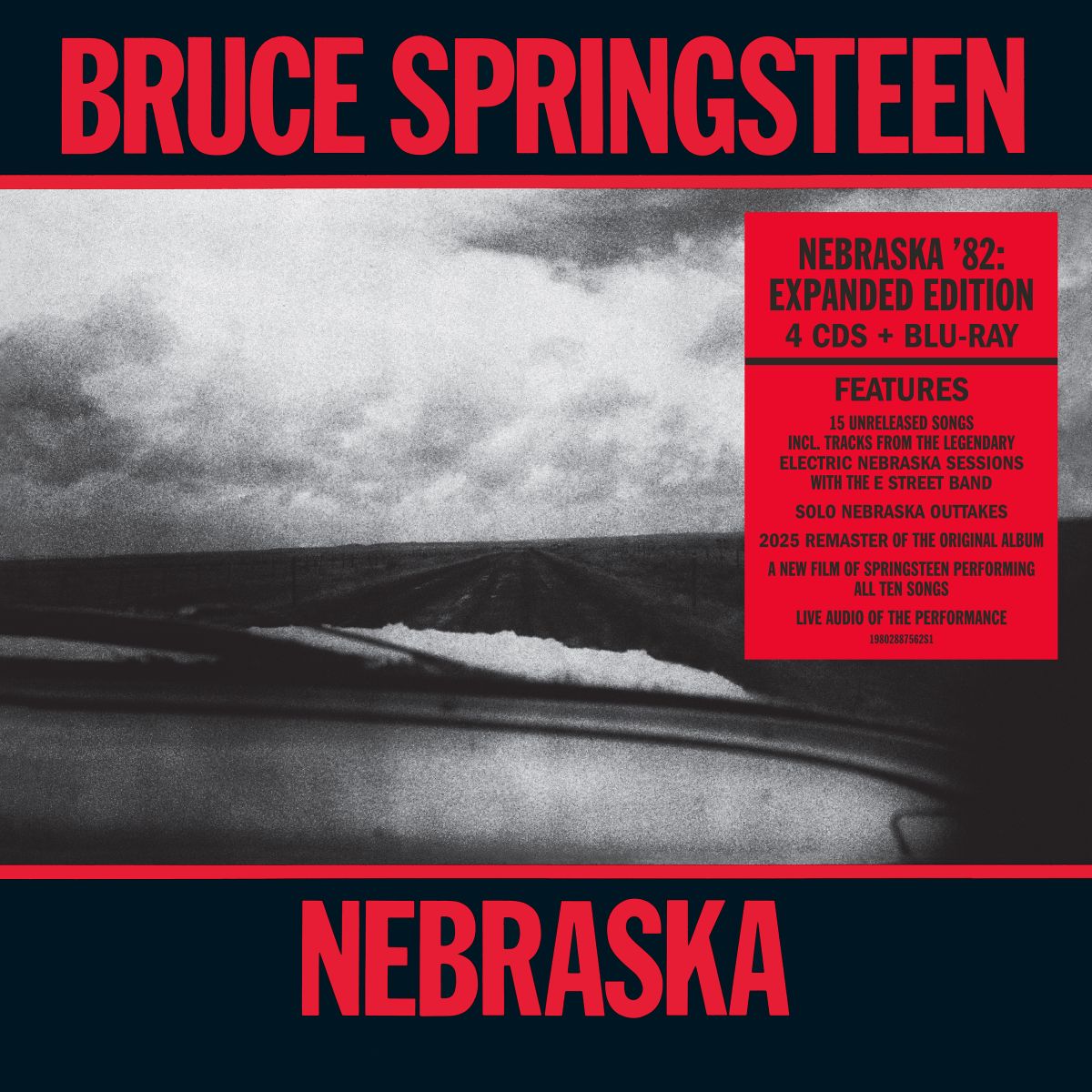 la copertina del box CD di Nebraska ’82: Expanded Edition, di Bruce Springsteen