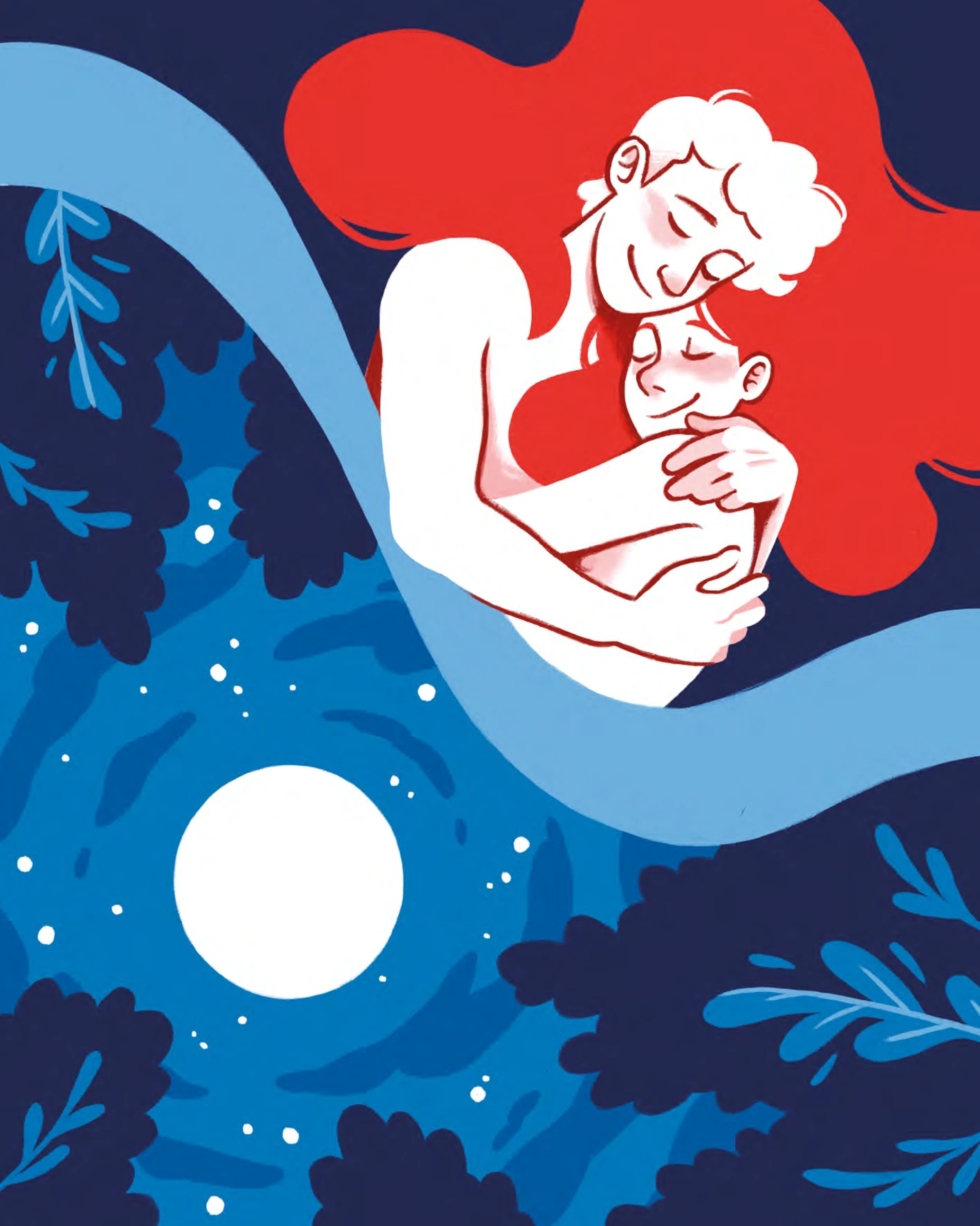 Illustrazione contenuta nell'antologia Quanto manca all'alba dal titolo "Rifugio", ad opera di Paola "Palù" Francabandiera