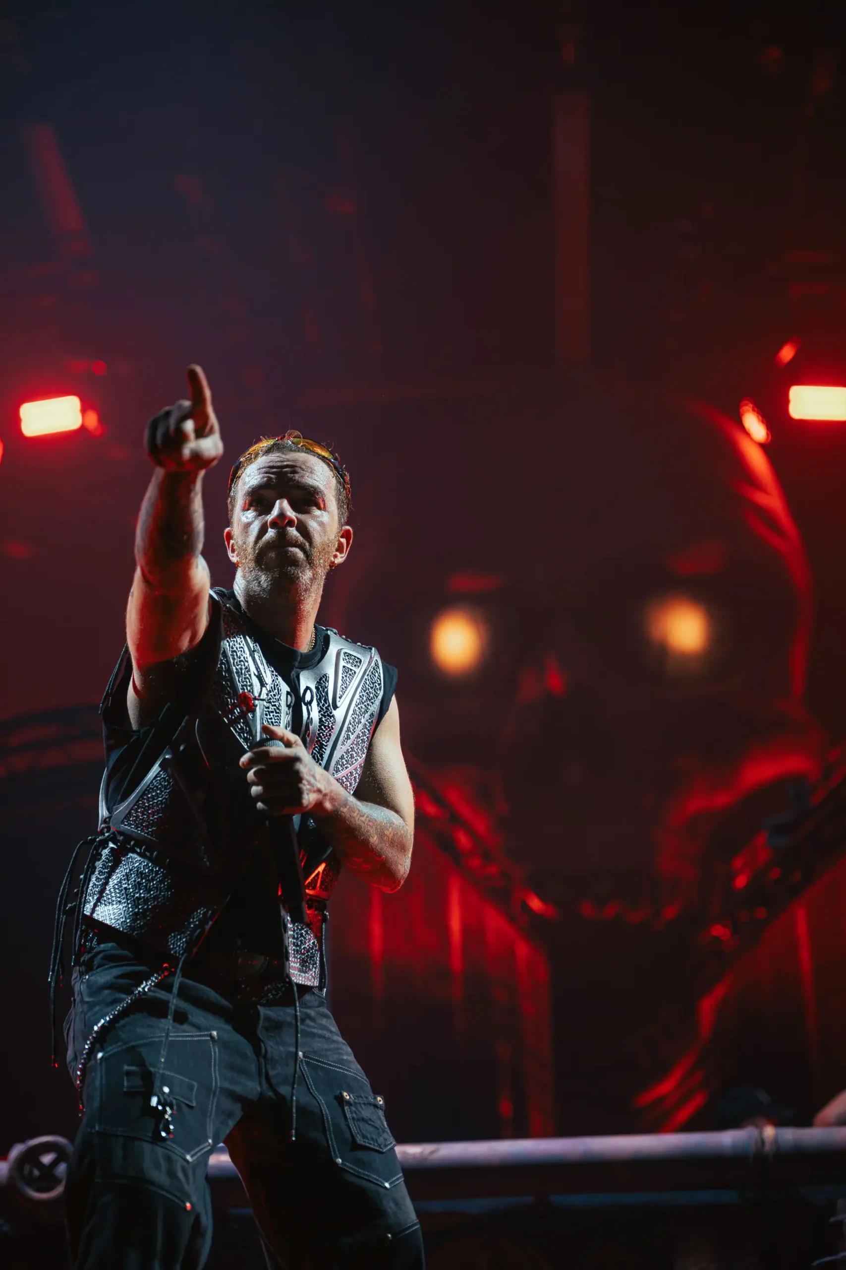 immagini dal concerto di Padova del Salmo World Tour 2025