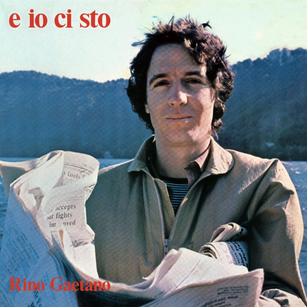 la cover dell'album di Rino Gaetano, E io ci sto