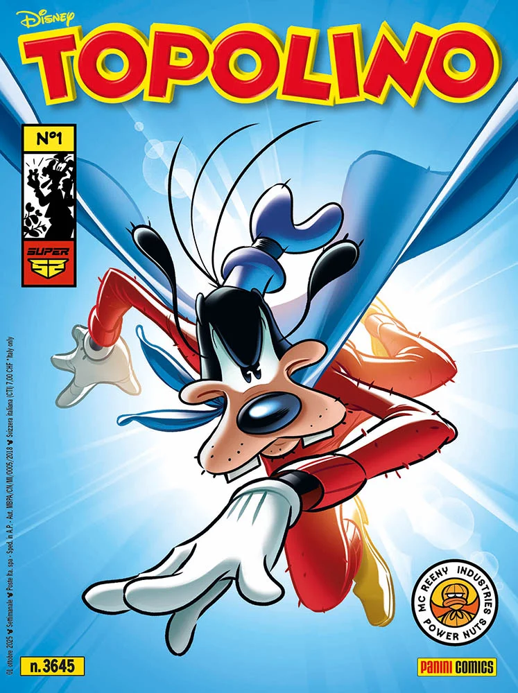 la cover di Topolino 3645