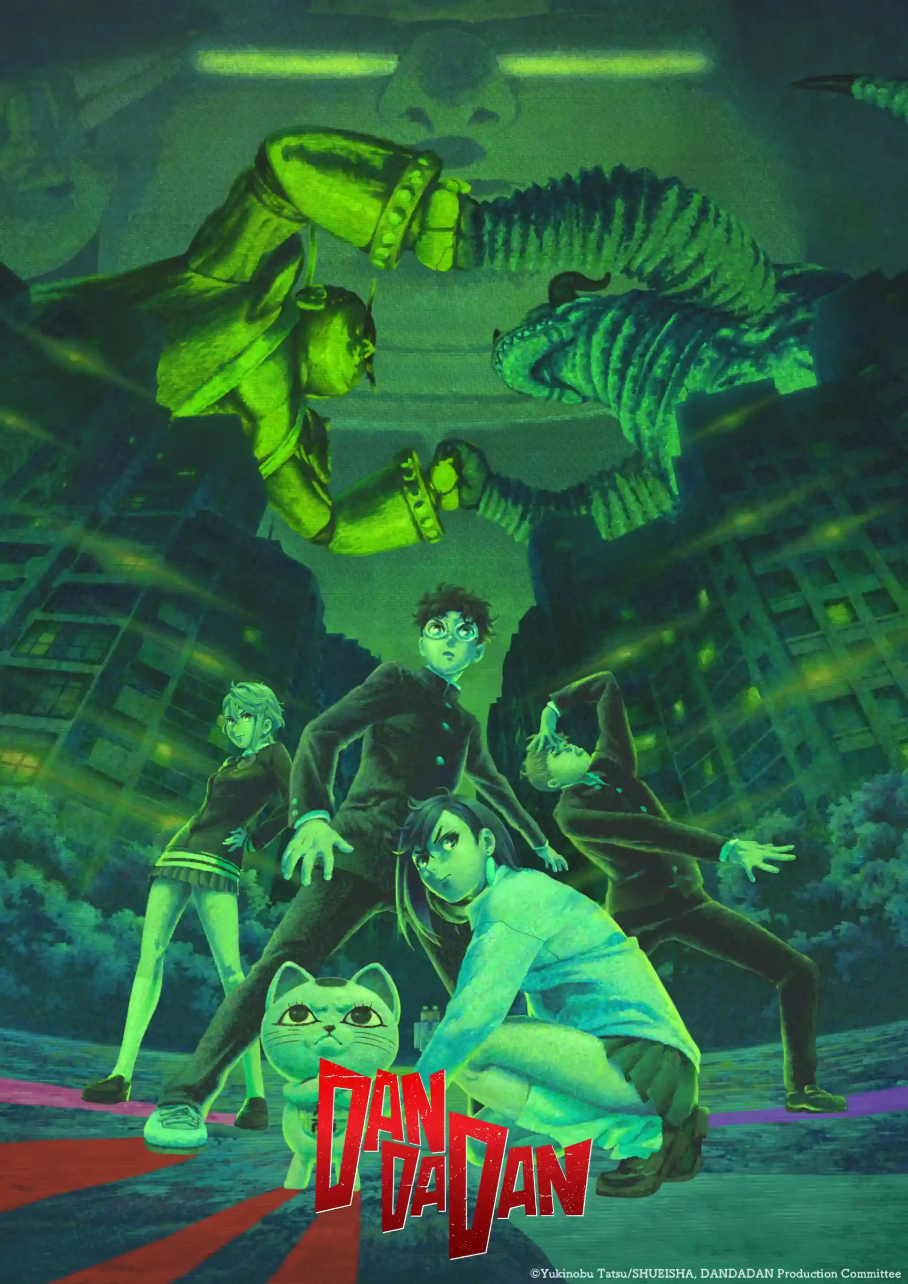 la Key Art della seconda stagione di DanDaDan