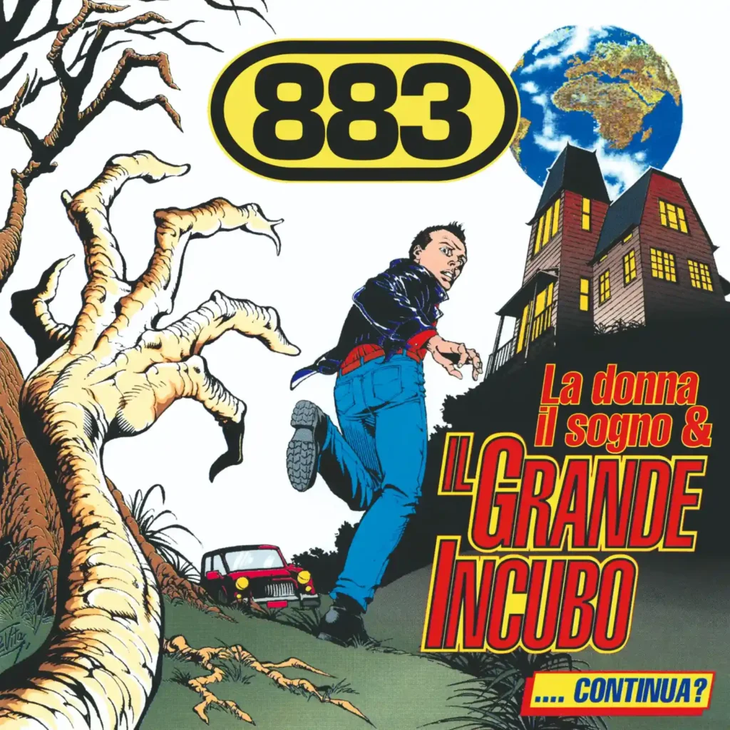 la cover per il 30° anniversario dell'album La donna il sogno & il grande incubo degli 883