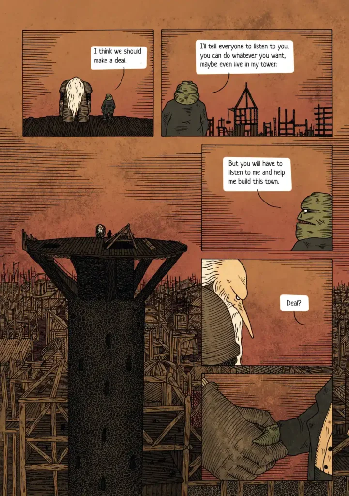 una tavola del fumetto