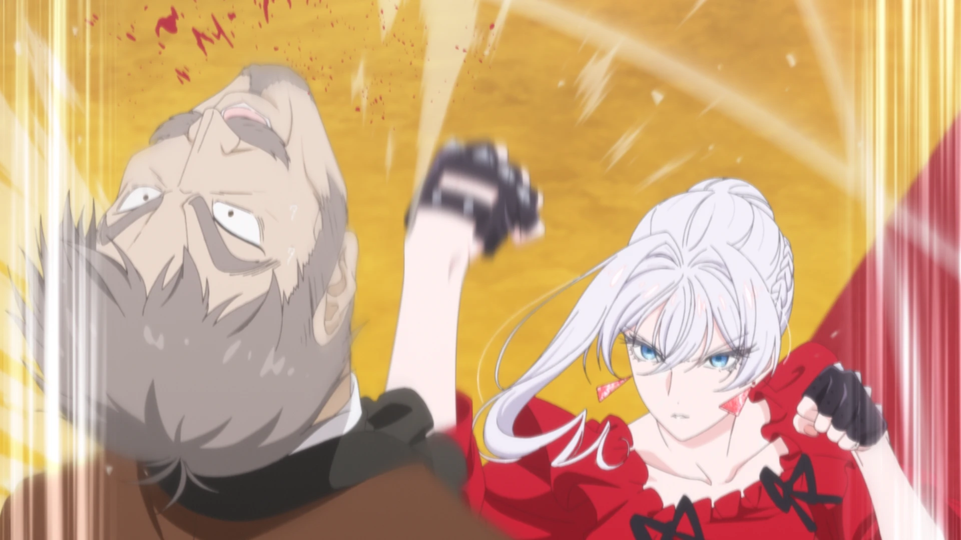 una scena dall'anime