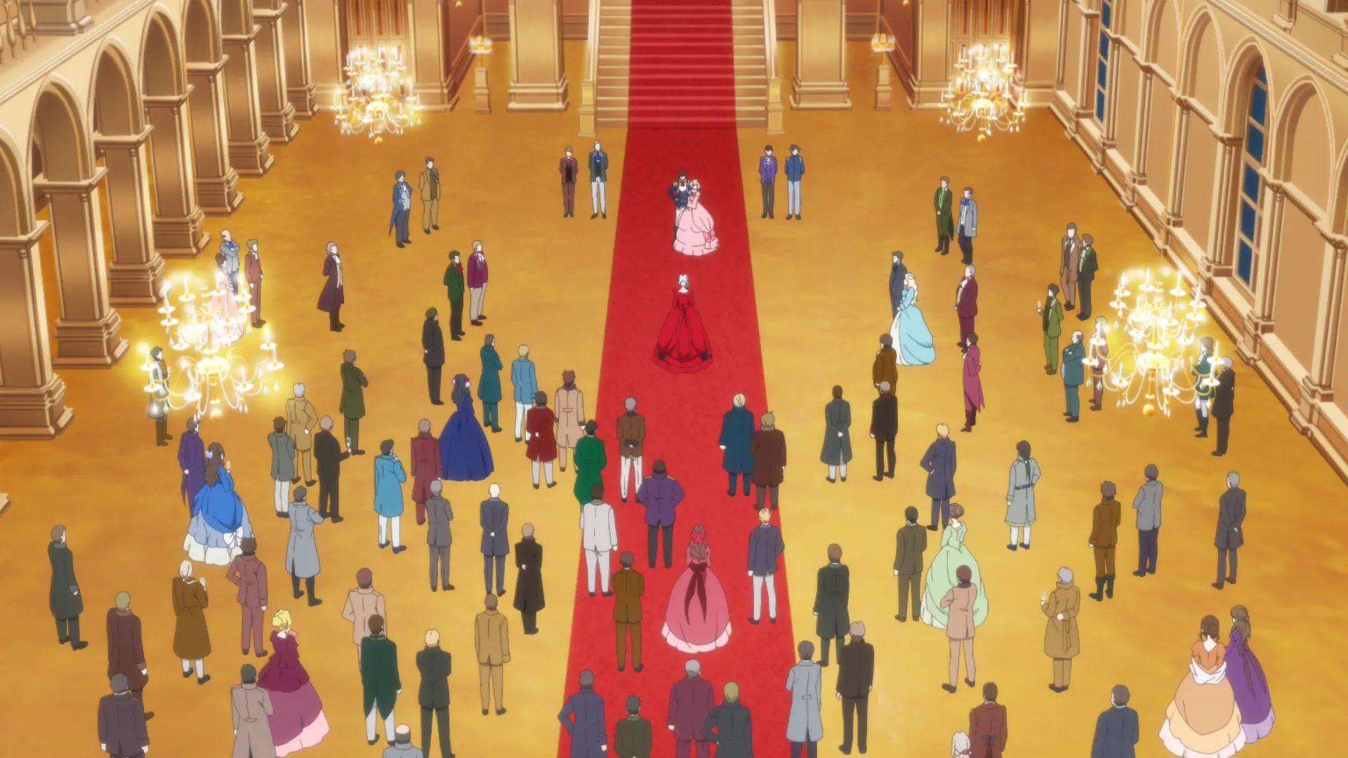 una scena dall'anime