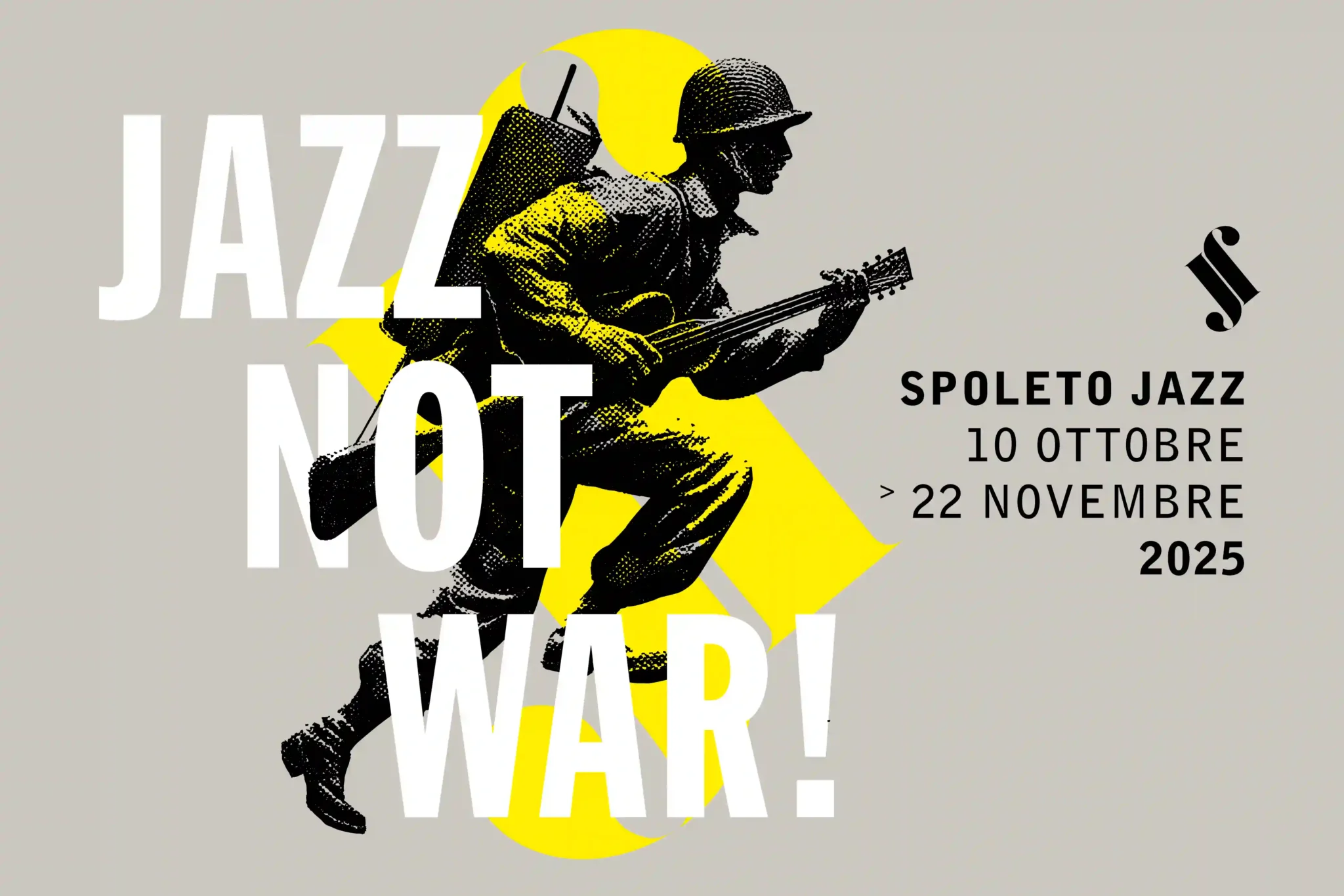 il banner di Spoleto Jazz 2025: la sesta edizione dal 10 ottobre al 22 novembre