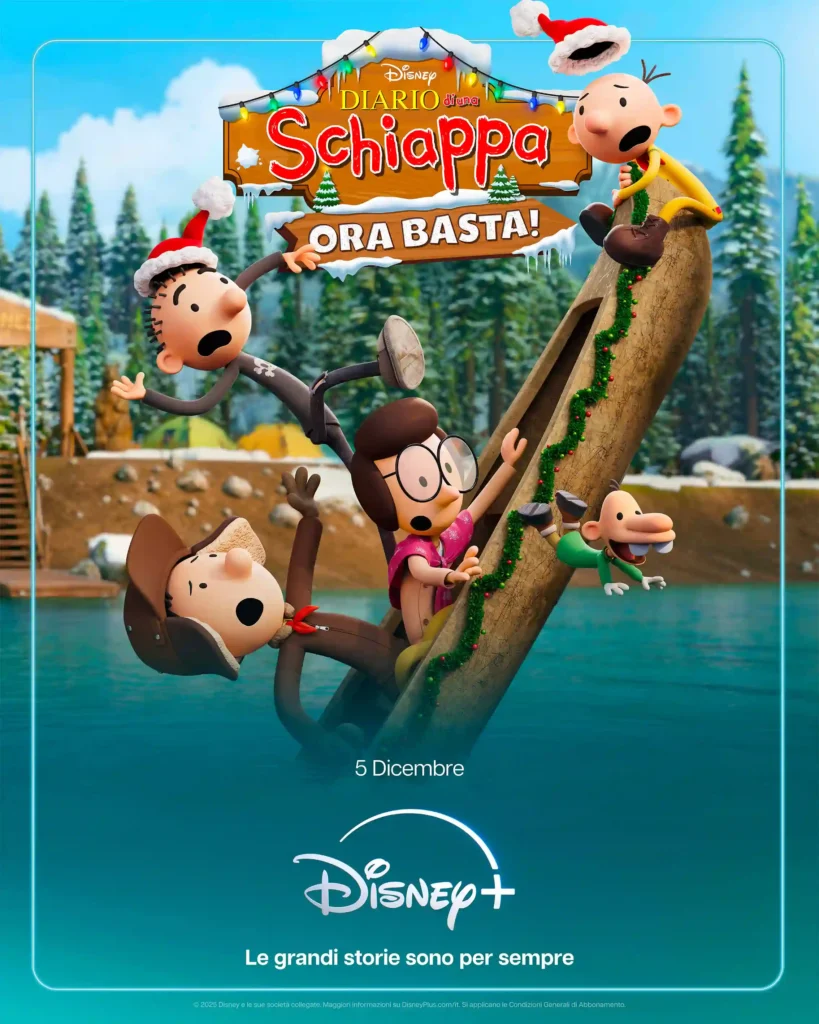 il poster del film di animazione Diario di una schiappa – Ora basta