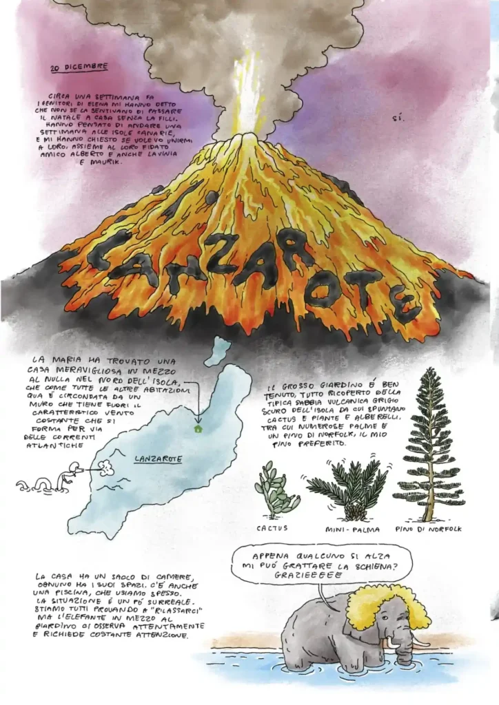 Una tavola del fumetto