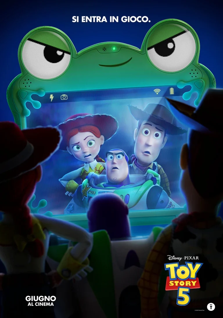 il teaser poster di Toy Story 5, film di animazione di Andrew Stanton