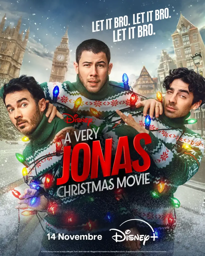 il poster di A Very Jonas Christmas Movie, film di Jessica Yu